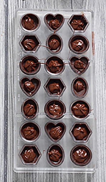 Polycarbonat Mould for Plalines - Classic